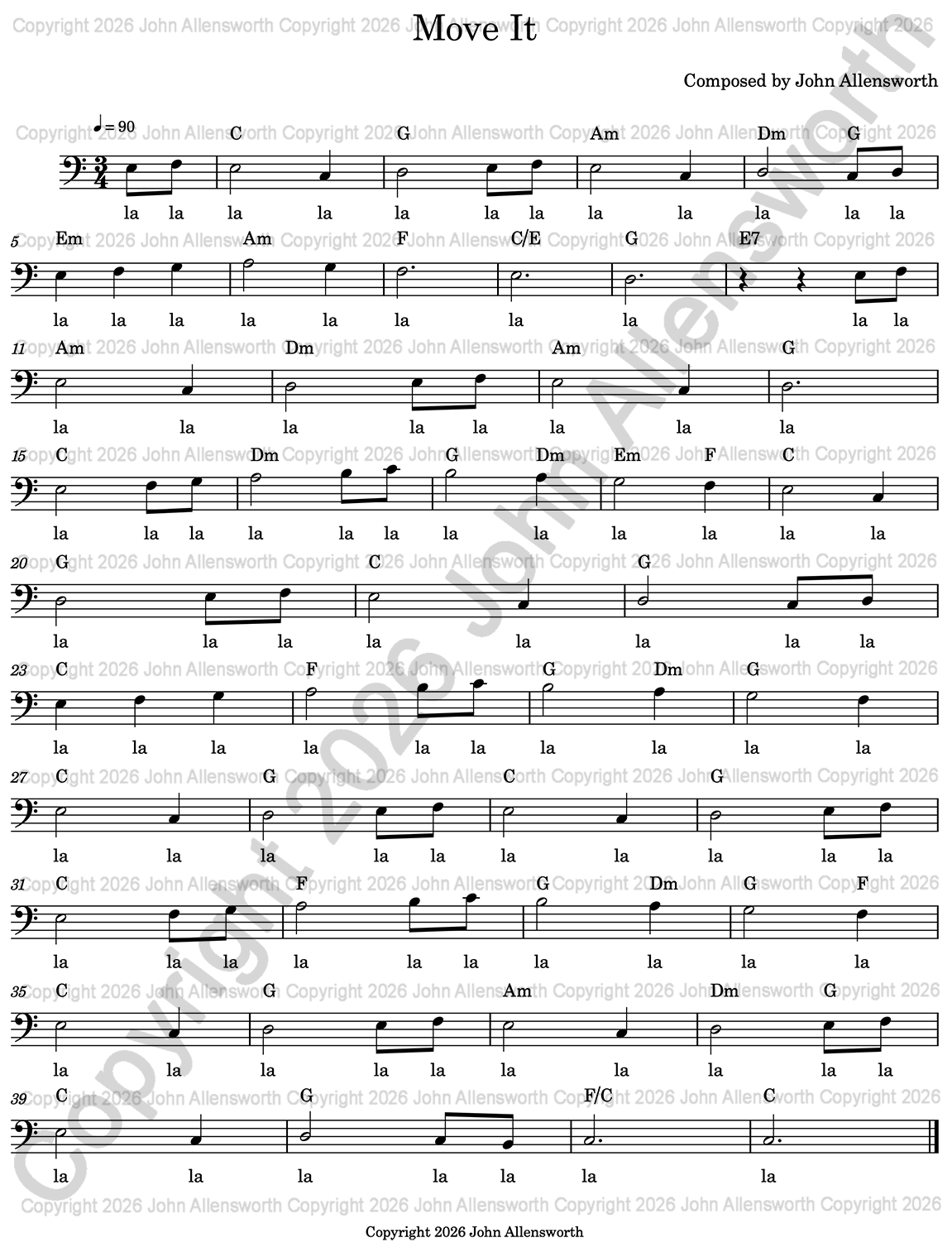 Move It, composed by John Allensworth, copyright 2026